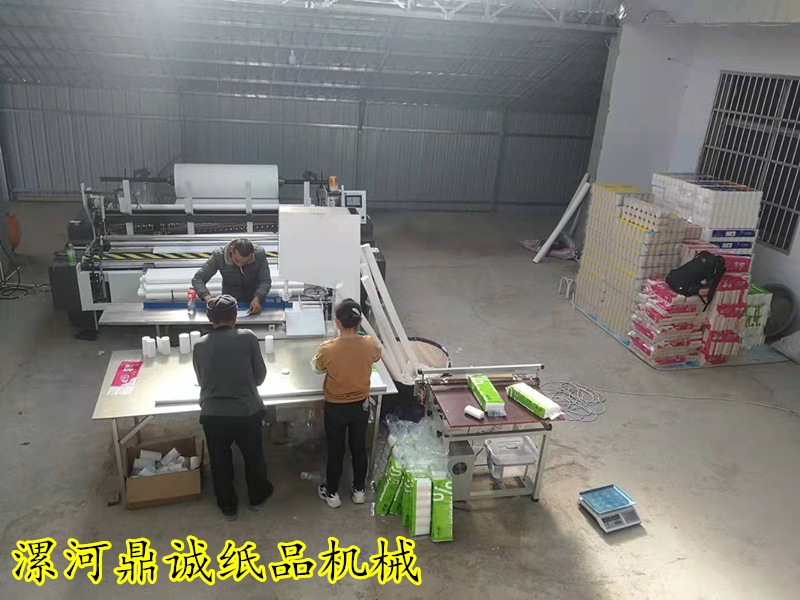 安徽衛(wèi)生紙加工客戶(hù)現(xiàn)場(chǎng)